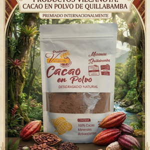 Cacao Puro en Polvo x 220g (Vilcanota)